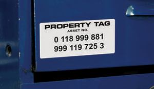 Pre-printed labels